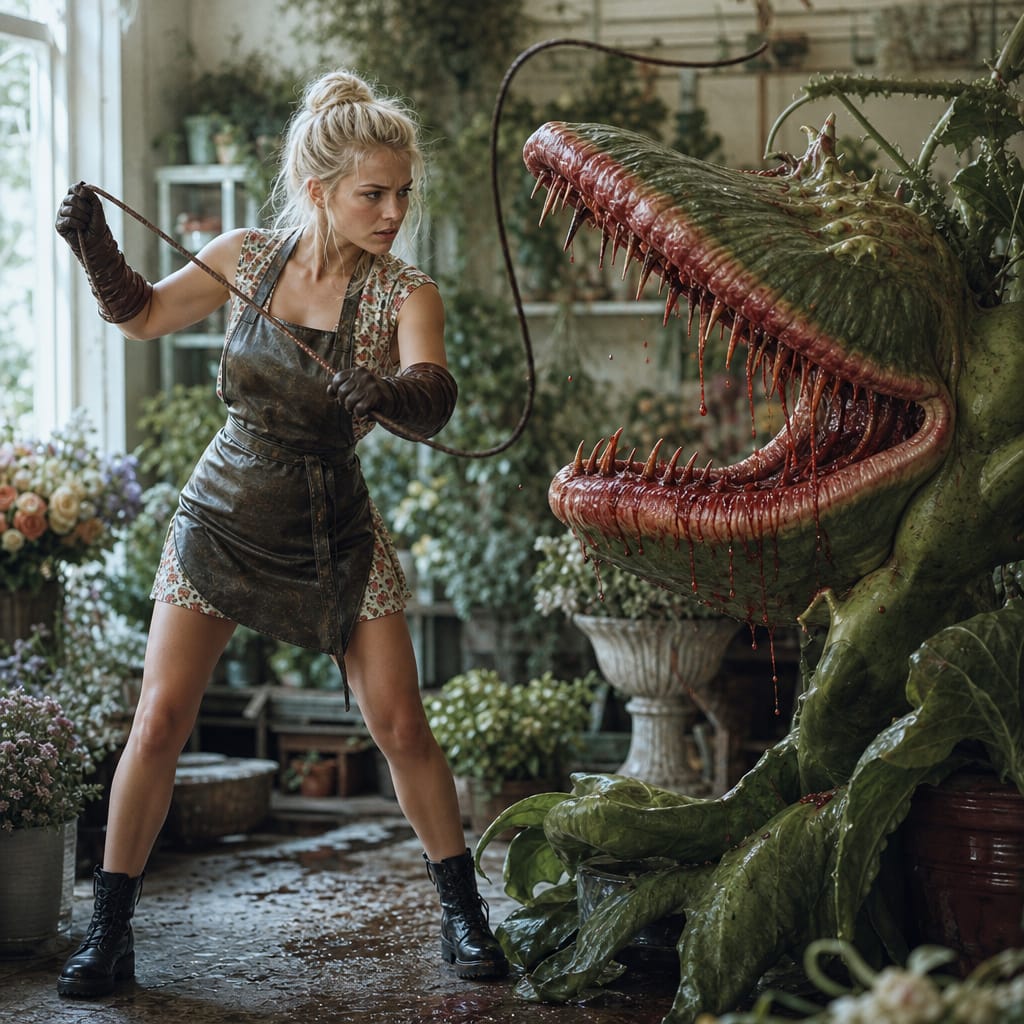 Florist girl Leah has quite a lot to deal with